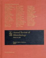 Annual Review of Microbiology: Print Edition Only