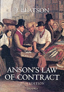 Anson's Law of Contract - Anson, William Reynell, Sir