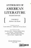 Anthology of American Literature - McMichael, George L
