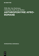 Anthroponymie afro-romane