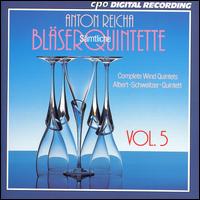 Anton Reicha: Complete Wind Quintets, Vol. 5 - Albert Schweitzer Quintet