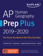 AP Human Geography Prep Plus 2019-2020: 3 Practice Tests + Study Plans + Targeted Review & Practice + Online
