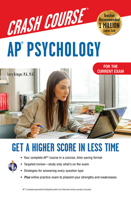 Ap(r) Psychology Crash Course, Book + Online: Get a Higher Score in Less Time - Krieger, Larry