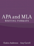 APA and MLA Writing Formats