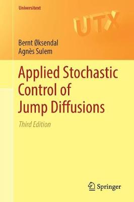 Applied Stochastic Control of Jump Diffusions - ksendal, Bernt, and Sulem, Agns
