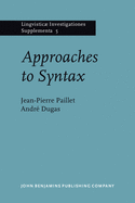 Approaches to Syntax