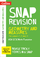 AQA GCSE 9-1 Maths Foundation Geometry and Measures (Papers 1, 2 & 3) Revision Guide: Ideal for the 2024 and 2025 Exams