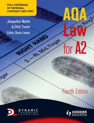 AQA Law for A2 - Martin, Jacqueline, and Turner, Chris
