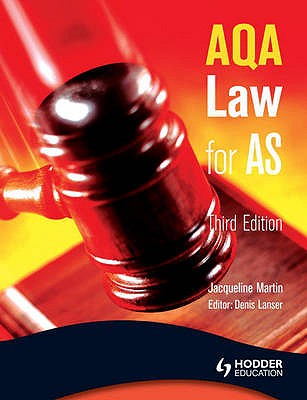 AQA Law for AS - Martin, Jacqueline