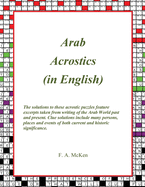 Arab Acrostics (in English)