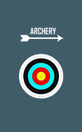 Archery: Score Keeping Small Blue Notebook for Target Shooting Record, Notes, Rounds, Distance and Target