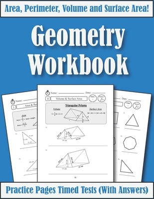 Area Perimeter And Volume: Geometry Workbook: Practice Pages Of Geometry For Kids & Beginners (With Answers) KS2-KS3 Maths - Genius, Albert Math