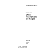 Army Regulation AR 600-8-24 Officer Transfers and Discharges February 2020