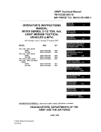 Army TM 9-2320-365-10 Operator's Instructions Manual M1078 Series, 2-1/2 Ton, 4x4, Light Medium Tactical Vehicles (Lmtv) with Change 1 and 2, Through 20 August 2005