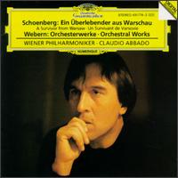 Arnold Schoenberg: A Survivor from Warsaw; Anton Webern: Orchestral Works - Gottfried Hornik (baritone); Claudio Abbado (conductor)