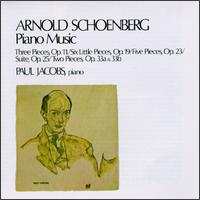 Arnold Schoenberg: Piano Music - Paul Jacobs (piano)