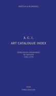 Art Catalogue Index: Catalogues raisonnes of artists 1240-2019