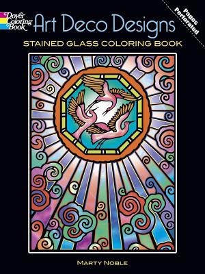 Art Deco Designs Stained Glass Coloring Book - Noble, Marty