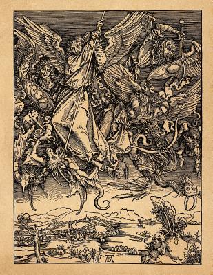 Art Notebook: St. Michael Fighting the Dragon - Albrecht Durer Art College Ruled Notebook 110 Pages - Art Notebooks