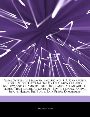 Articles on Penal System in Malaysia, Including: S. A. Ganapathy 