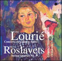 Artur Louri: Concerto da camera; Suite; Nikolay Roslavets: String Quartet No. 3 - Andreas Seidel (violin); Christian Ockert (double bass); Leipziger Streichquartett