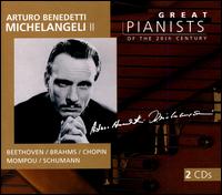 Arturo Benedetti Michelangeli 2 - Arturo Benedetti Michelangeli (piano)