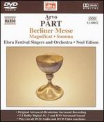 Arvo Prt: Berliner Messe [DVD Audio]