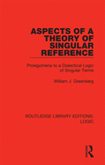 Aspects of a Theory of Singular Reference: Prolegomena to a Dialectical Logic of Singular Terms