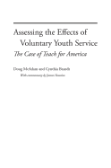 Assessing the Effects of Voluntary Youth Service: The Case of Teach for America