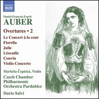 Auber: Overtures, Vol. 2 - Markta Cepick (violin); Czech Chamber Philharmonic Orchestra; Dario Salvi (conductor)