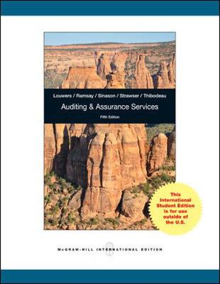 Auditing and Assurance Services - Louwers, Timothy J