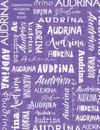 Audrina Composition Notebook Wide Ruled