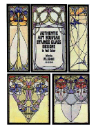 Authentic Art Nouveau Stained Glass Designs in Full Color