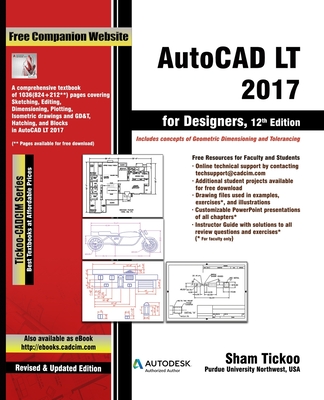 AutoCAD LT 2017 for Designers - Purdue University Northwest, Prof Sham