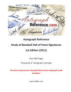 Autograph Reference.com Study of Baseball Hall of Fame Signatures