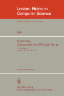 Automata, Languages and Programming: 12th Colloquium, Nafplion, Greece, July 15-19, 1985. Proceedings