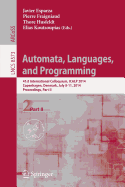 Automata, Languages, and Programming: 41st International Colloquium, Icalp 2014, Copenhagen, Denmark, July 8-11, 2014, Proceedings, Part II