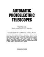 Automatic photoelectric telescopes : 7th Annual symposium : Papers.