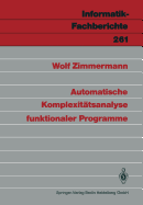 Automatische Komplexittsanalyse Funktionaler Programme