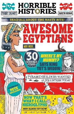 Awesome Egyptians (newspaper edition) - Deary, Terry, and Hepplewhite, Peter