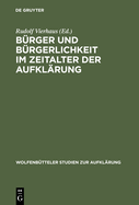 Brger Und Brgerlichkeit Im Zeitalter Der Aufklrung