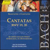 Bach: Cantatas, BWV 19, 20 - Adalbert Kraus (tenor); Barbara Rondelli (soprano); Martha Kessler (alto); Siegmund Nimsgern (bass);...