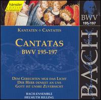 Bach: Cantatas, BWV 195-197 - Aldo Baldin (tenor); Andreas Schmidt (bass); Costanza Cuccaro (soprano); Doris Soffel (soprano); Elisabeth Graf (alto);...