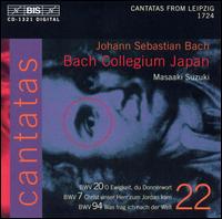 Bach: Cantatas, Vol. 22 - Cantatas from Leipzig 1724 - Jan Kobow (tenor); Peter Kooij (bass); Robin Blaze (alto); Yukari Nonoshita (soprano); Bach Collegium Japan (choir, chorus);...