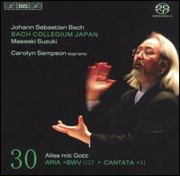 Bach: Cantatas, Vol. 30  - Carolyn Sampson (soprano); Bach Collegium Japan Orchestra