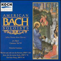 Bach: Cantatas, Vol. 6 - Favorite Cantatas - American Bach Soloists; Catherine Bott (soprano); Daniel Taylor (counter tenor); Jeffrey Thomas (tenor);...