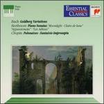 Bach: Goldberg Variations; Beethoven: Piano Sonatas "Moonlight", "Appassionata", "Les Adieux"; Chopin: Polonaises - Alexander Brailowsky (piano); Charles Rosen (piano); Robert Casadesus (piano)