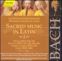Bach: Sacred Music in Latin, Vol. 2 - Birgit Remmert (alto); Christiane Oelze (soprano); Christoph Prgardien (tenor); Ingeborg Danz (alto); Michel Brodard (bass);...