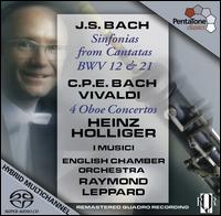 Bach: Sinfonias from Cantatas; C.P.E. Bach, Vivaldi: Oboe Concertos  - Heinz Holliger (oboe); Raymond Leppard (conductor)