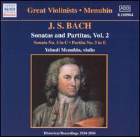 Bach: Sonatas and Partitas, Vol. 2 - Hephzibah Menuhin (piano); Wanda Landowska (harpsichord); Yehudi Menuhin (violin)